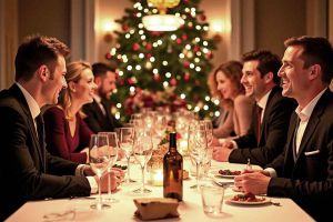 Cena de empleados en Navidad