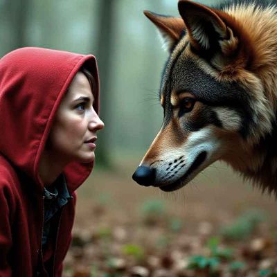 Caperucita Roja y el Lobo Feroz